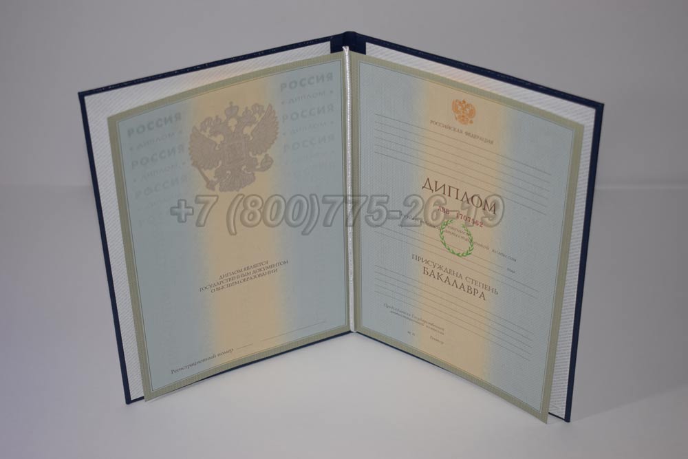 Диплом бакалавра Гознак 2003-2008 год выпуска г.Барнаул