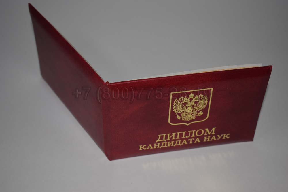 Диплом кандидата наук Гознак 2017-2025 год выпуска г.Барнаул