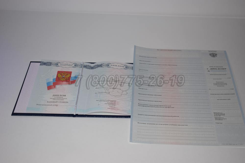 Диплом техникума Гознак 2008-2010 год выпуска г.Барнаул