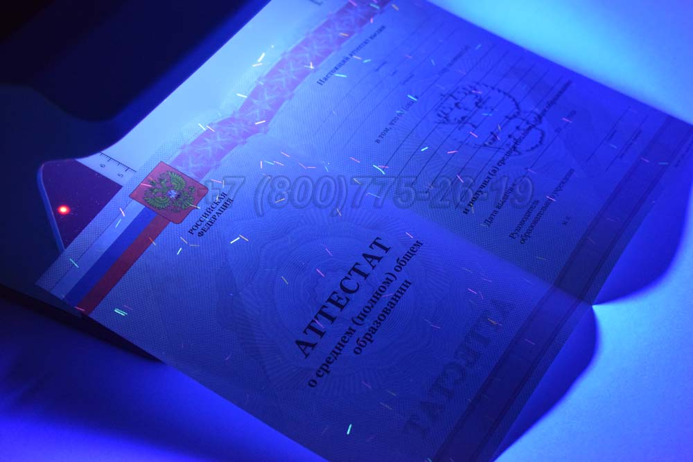 Бланк аттестата за 11 класс Гознак 2010-2013 год выпуска г.Барнаул