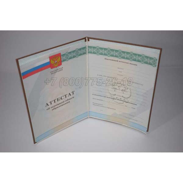 Аттестат За 9 Класс 2010-2013 г.в. Барнаул